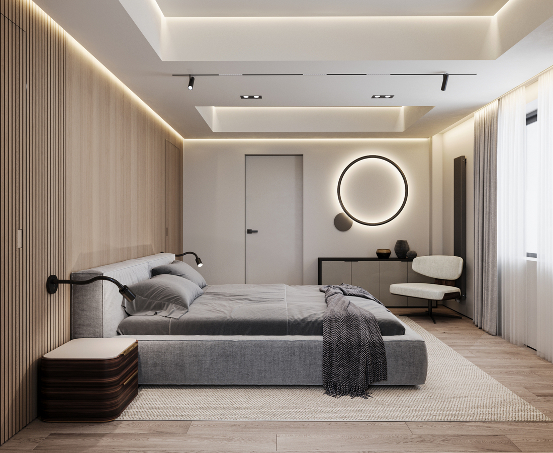 GV Minimalist House design interior – zona de relaxare