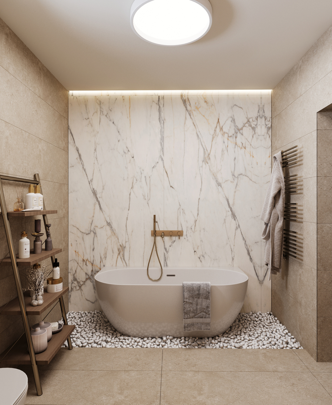 GV Minimalist House design interior – vedere de ansamblu
