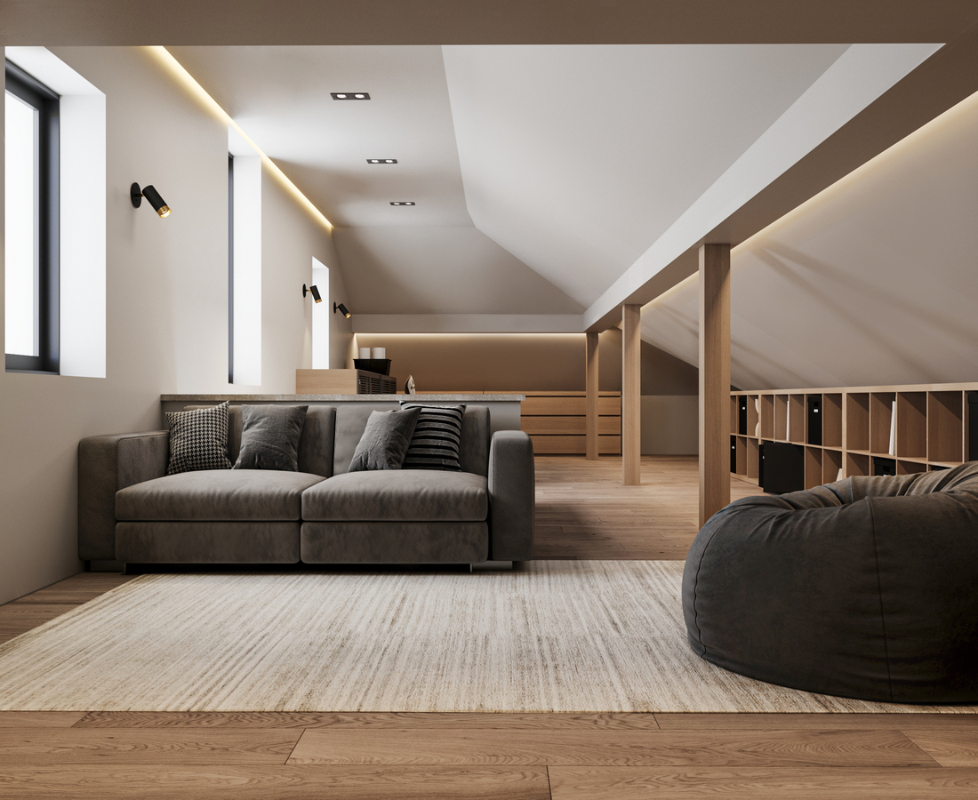 GV Minimalist House design interior – vedere finală