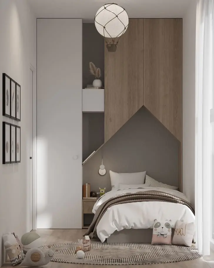 IC Apartment design interior – vedere finală echilibru estetică și funcționalitate