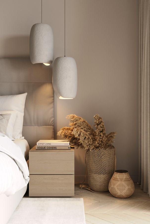 Serenity Wabi Apartment design interior – spațiu multifuncțional