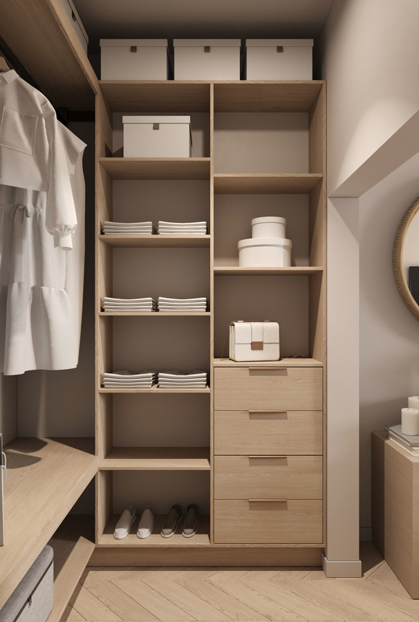 Serenity Wabi Apartment design interior – colț de relaxare