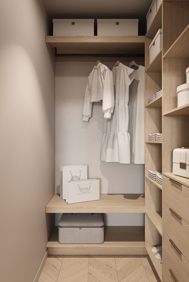 Serenity Wabi Apartment design interior – detaliu decor natural