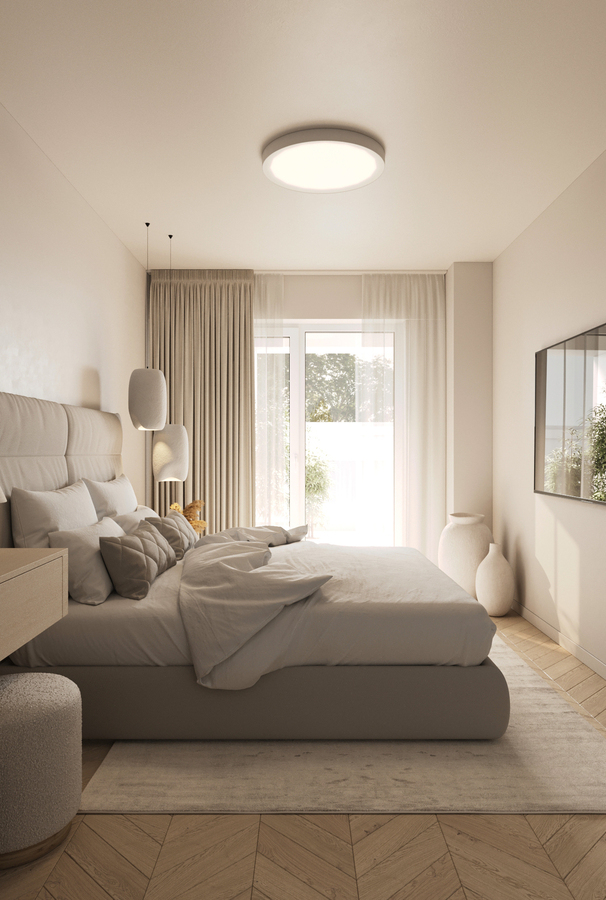 Serenity Wabi Apartment design interior – zonă de introspecție