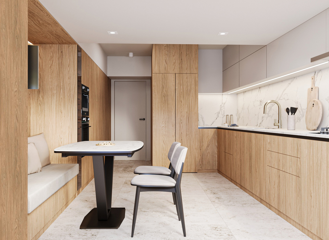 Unirii Sculpted Duplex design interior – iluminat indirect