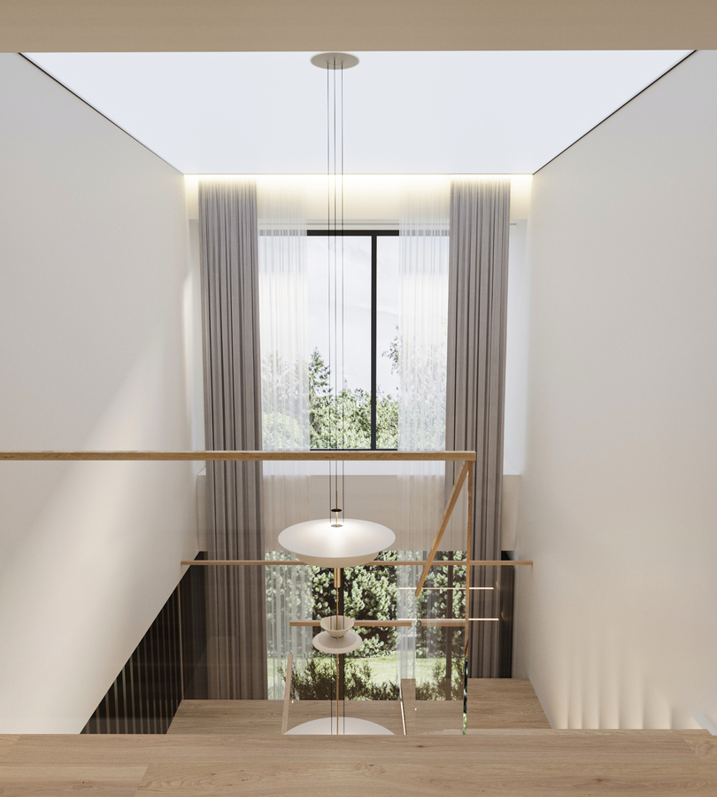Unirii Sculpted Duplex design interior – dormitor secundar