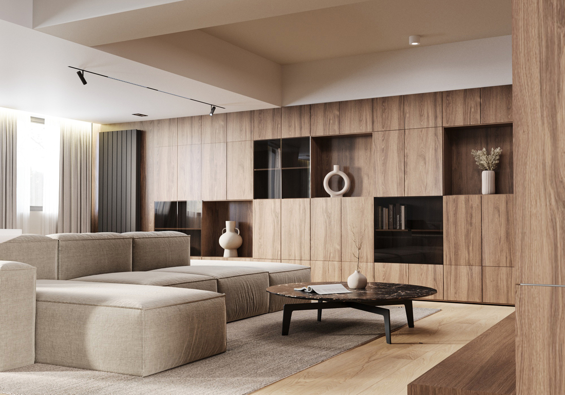 Unirii Sculpted Duplex design interior – dormitor principal