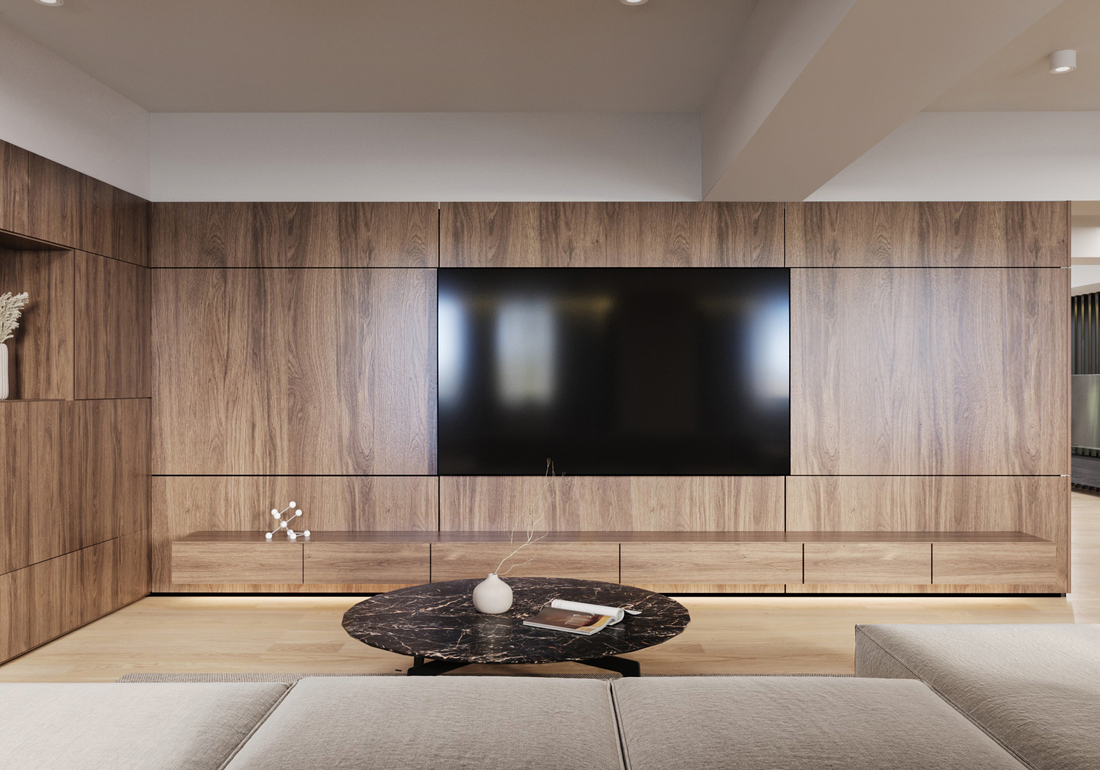 Unirii Sculpted Duplex design interior – zona de noapte