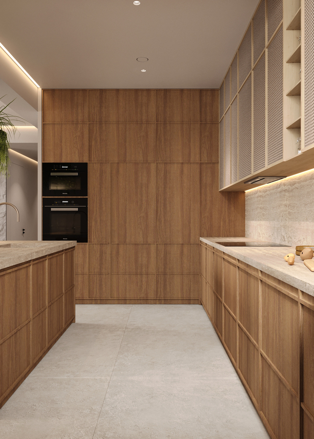 Wabi-Sabi Lake Penthouse design interior – panoramă lac și mare